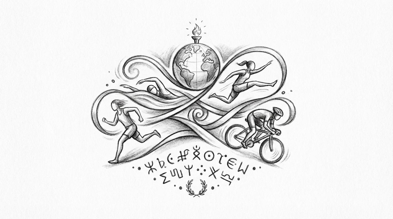 desain piktogram olimpiade