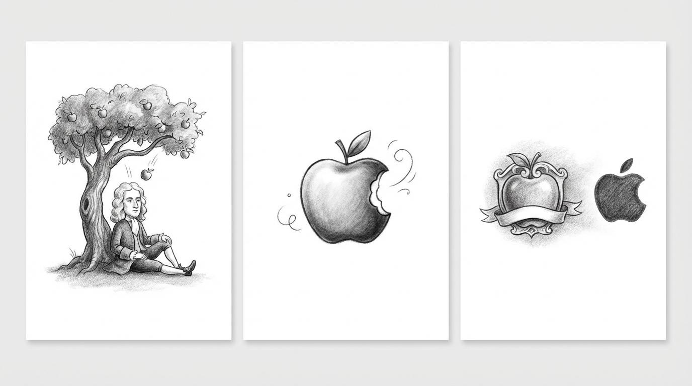 sejarah logo apple