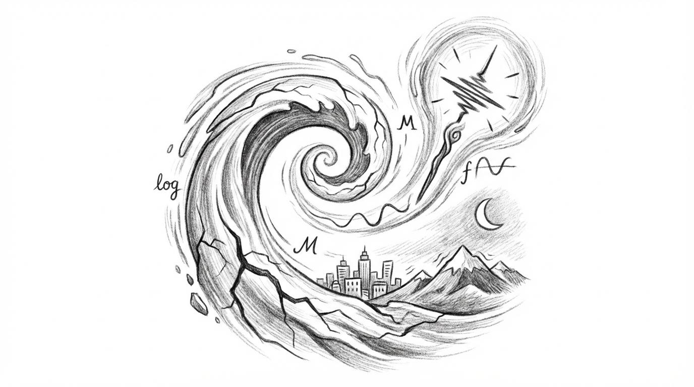 logaritma magnitudo gempa
