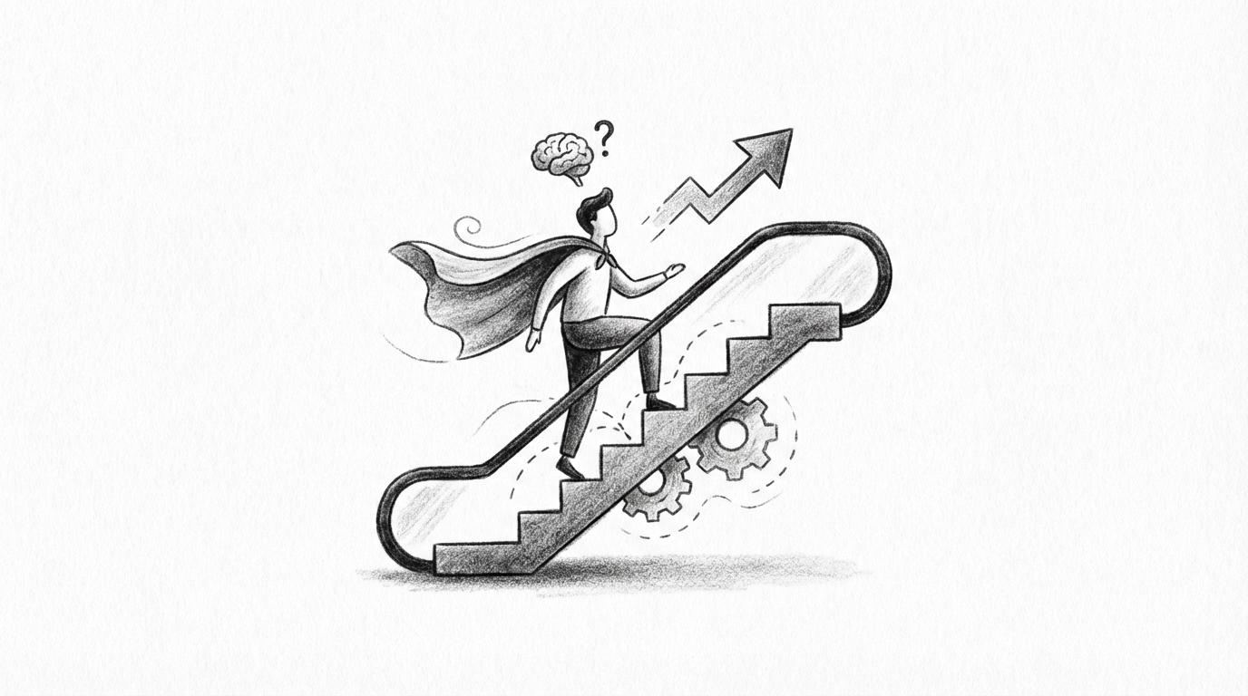 The Broken Escalator Phenomenon