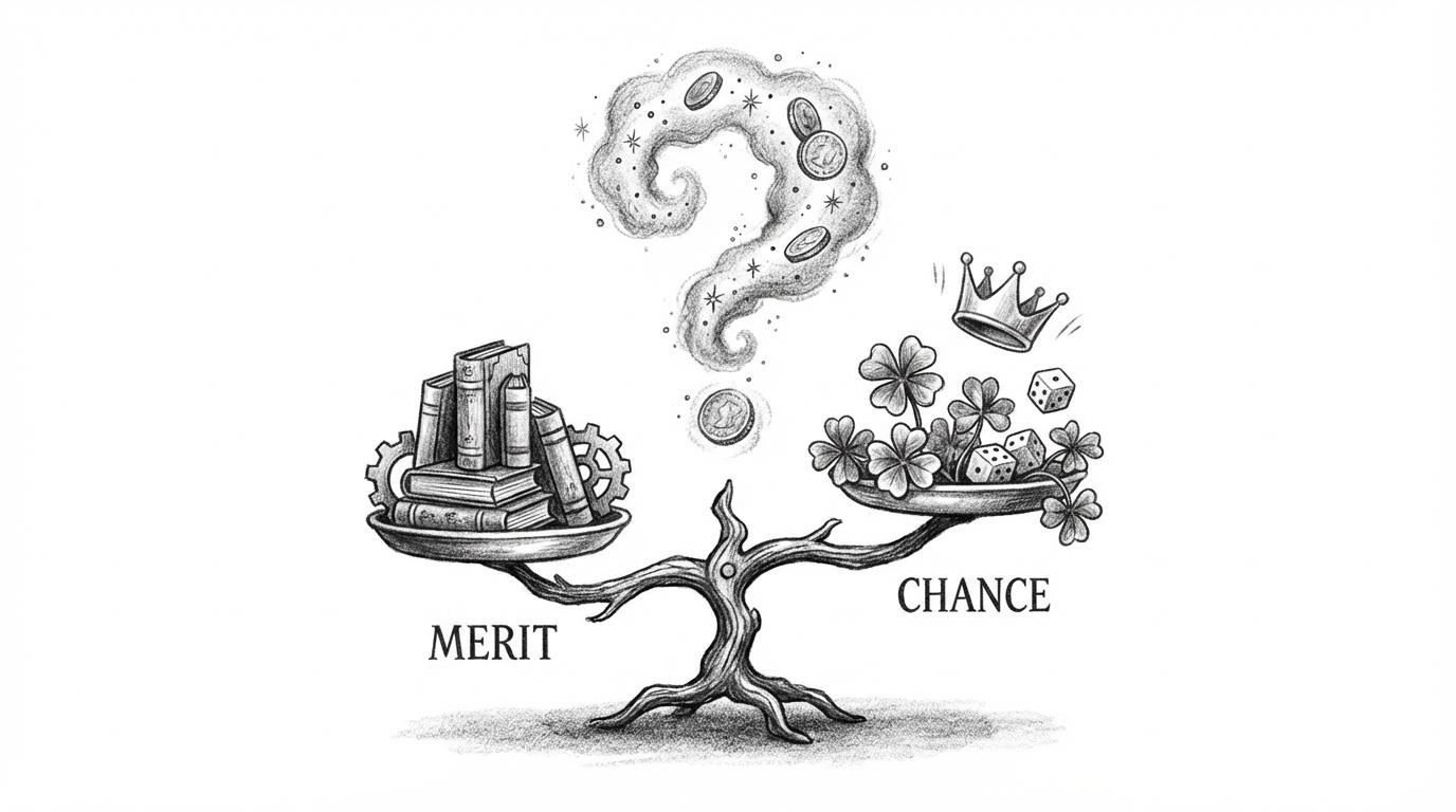 meritokrasi vs keberuntungan