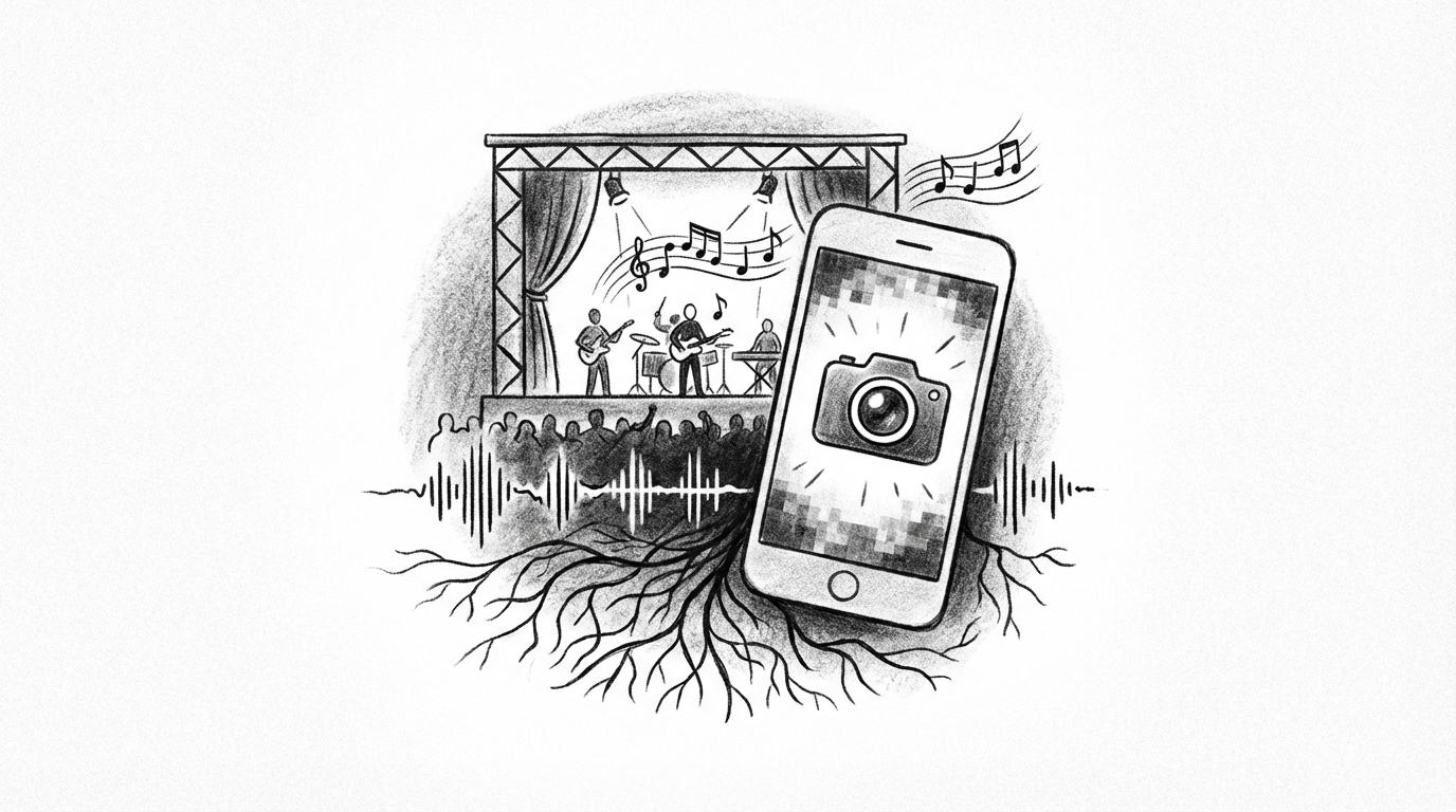 efek sosial media saat konser