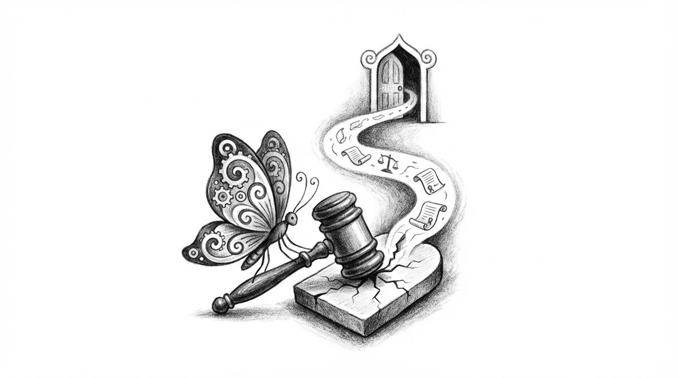 efek kupu-kupu dalam hukum