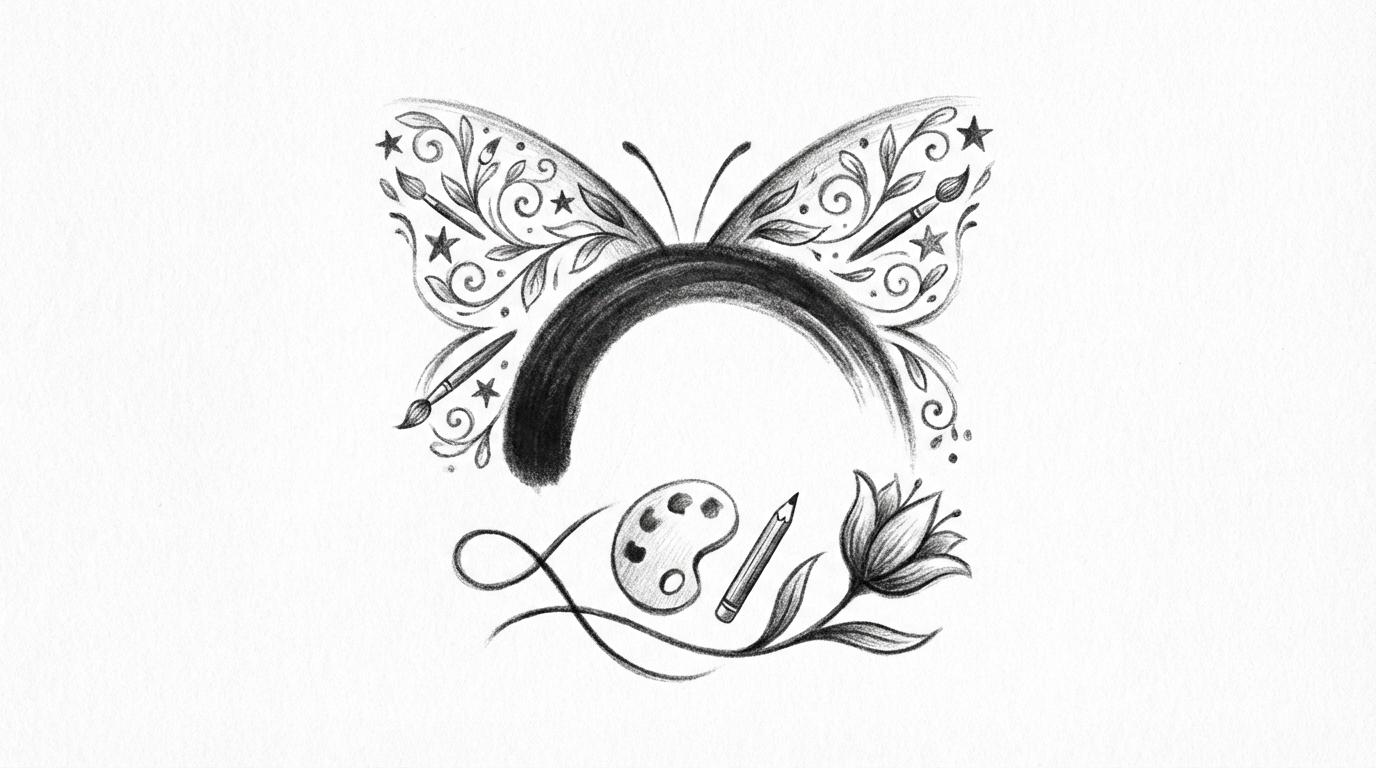 efek kupu-kupu dalam seni rupa