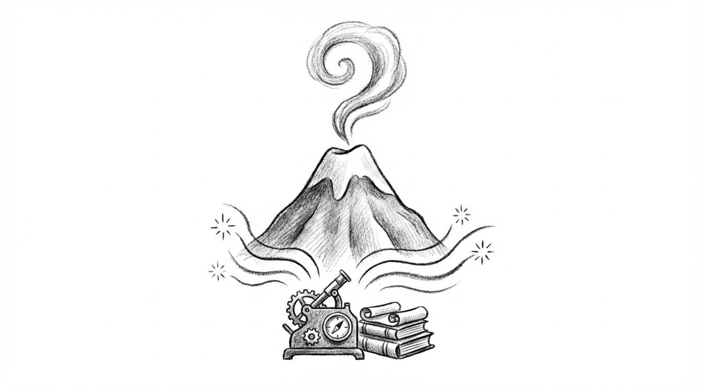 sains tentang tidurnya gunung berapi