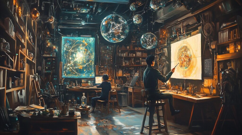 Akademi Seni Lukis Quantum dan Misteri Kuas yang Tidak Mau Diam