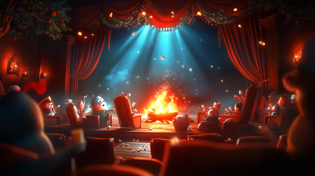 Ketika Pesta Api Unggun Bertemu Bioskop Dalam Gedung