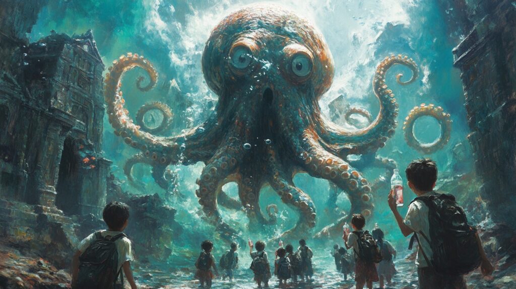 Ekspedisi Botol Aqua dan Kota Bawah Laut: Sebuah Petualangan yang Terkutuk dari Awal